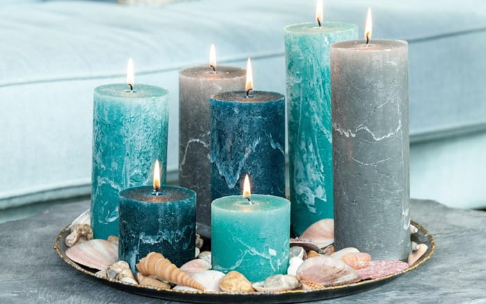 decorative pilar candles